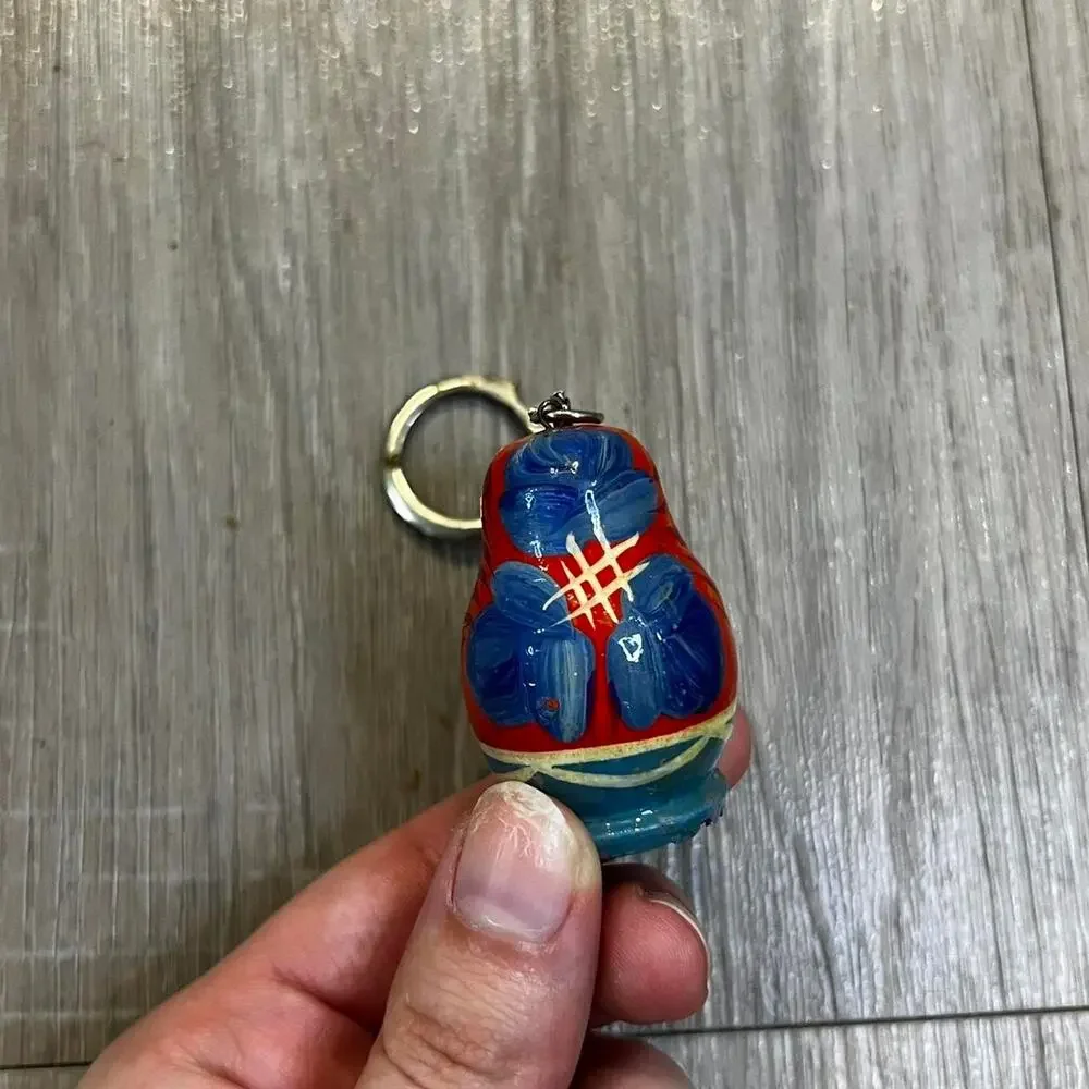 Vintage russian doll matryoshka purse